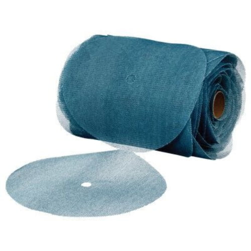 3M 36423 Cubitron II Blue Net Abrasive Disc Roll, 6'' Diameter, 180 Grit, Hook and Loop, Roll of 100