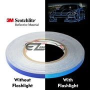 3M Blue Reflective Tape Safety Self Adhesive Striping Sticker Decal 150FT Roll