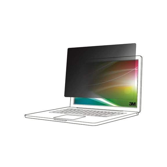 3M Bright Screen Privacy Filter for 13.3in Full Screen Laptop 16:9 BP133W9E