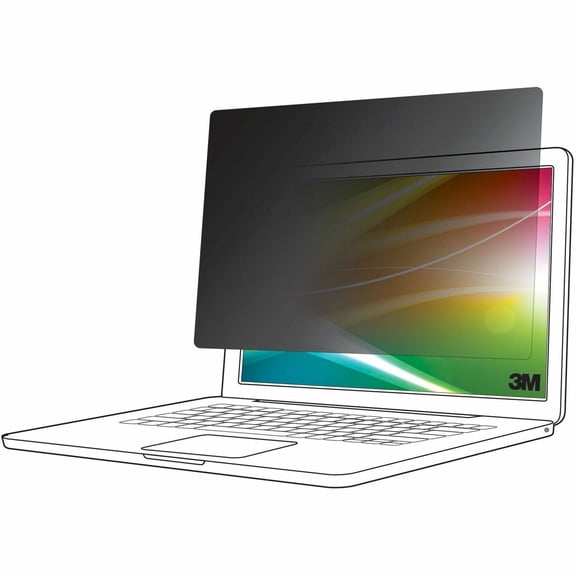 3M Bright Screen Privacy Filter for 13.3in Laptop 16:10 BP133W1B