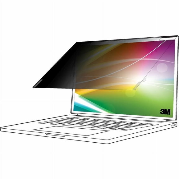 3M Bright Screen Privacy Filter for 15in Full Screen Laptop, 3:2, BP150C3E