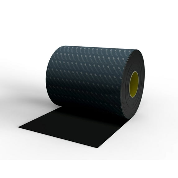 3M Bumpon Resilient Rollstock SJ6232 Black R25FL, 9 in x 72 yds