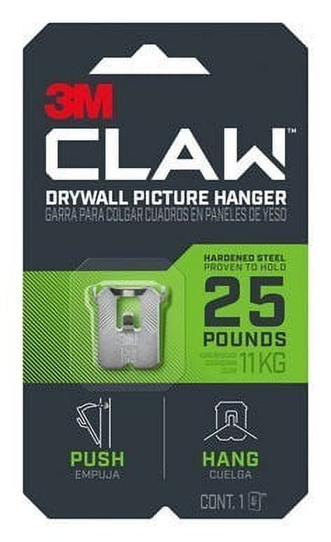 3M CLAW Drywall Picture Hanger 25 lb 3PH25-1ES, 1 hanger