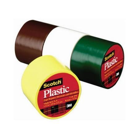3M COMPANY 191WHT 1-1/2x125 White Plastic Tape