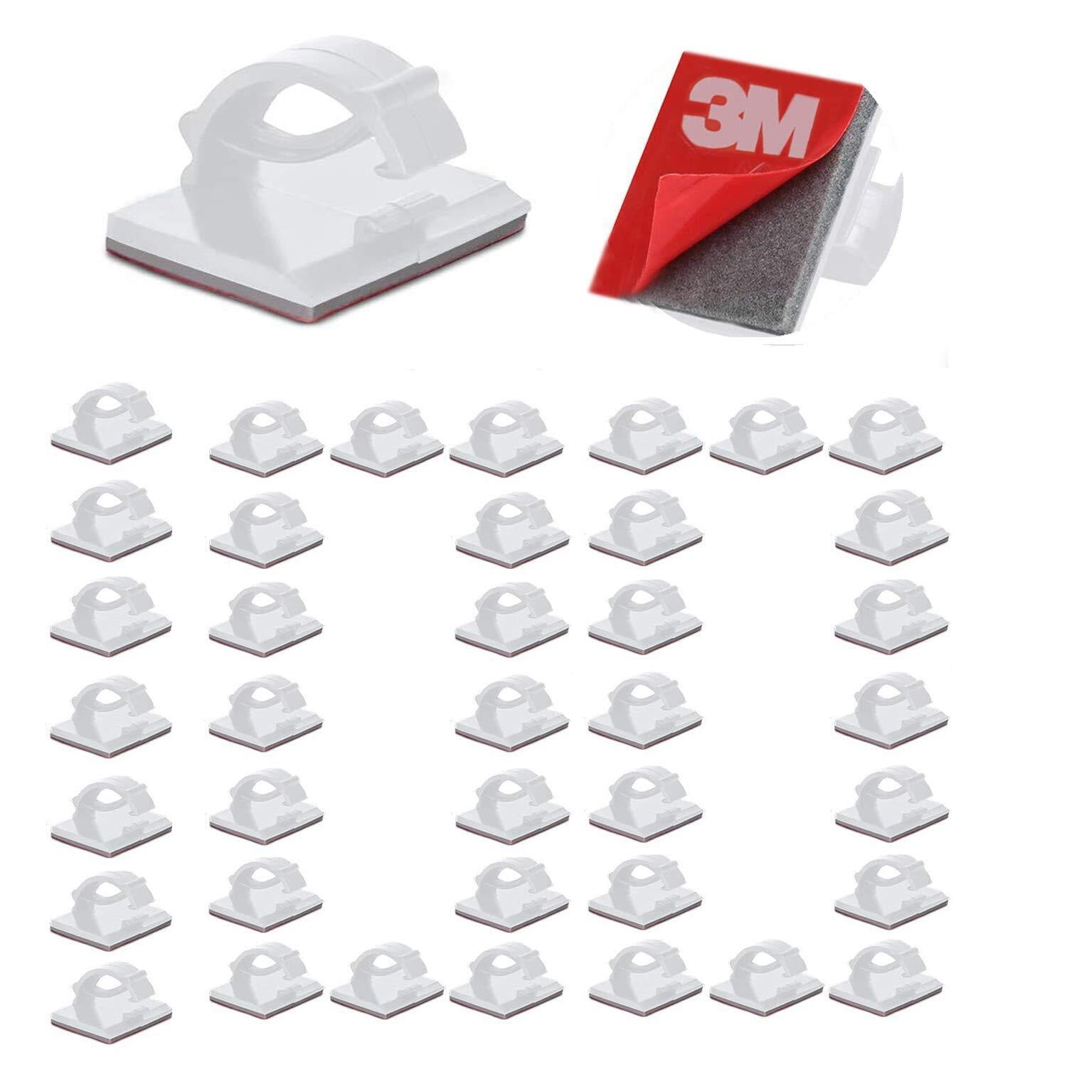 3M Cable Clips Self Adhesive Cord Organizer, Wire Holder Clamp ...