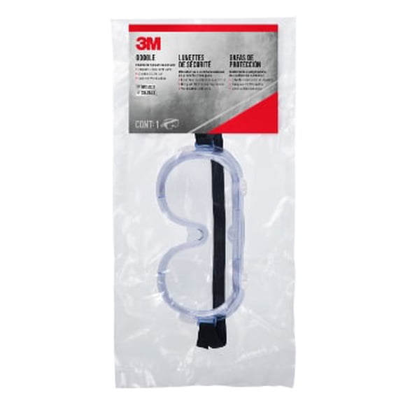 3M Chemical Splash/Impact Goggle, 93506H1-DC, 10/cs