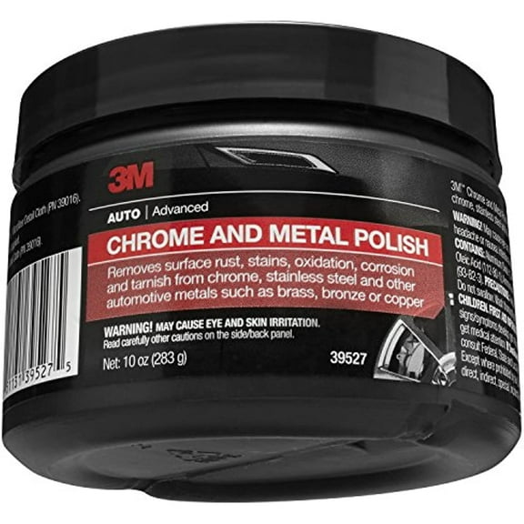 3M Chrome And Metal Polish, 39527, 10 Oz, Pink