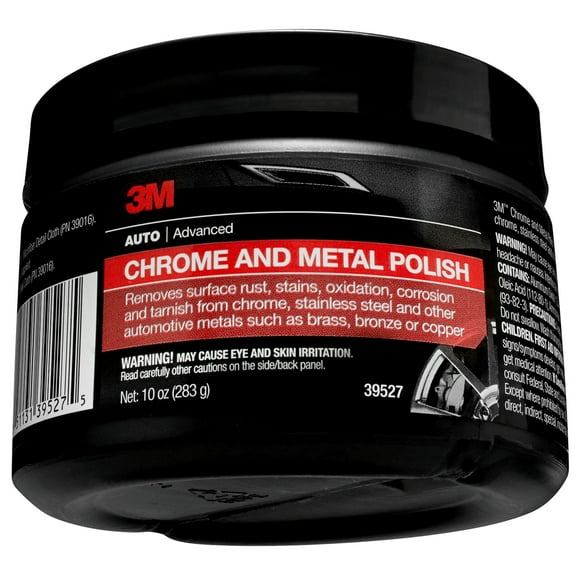 3M Chrome and Metal Polish, 39527, 10 oz, 6 per case