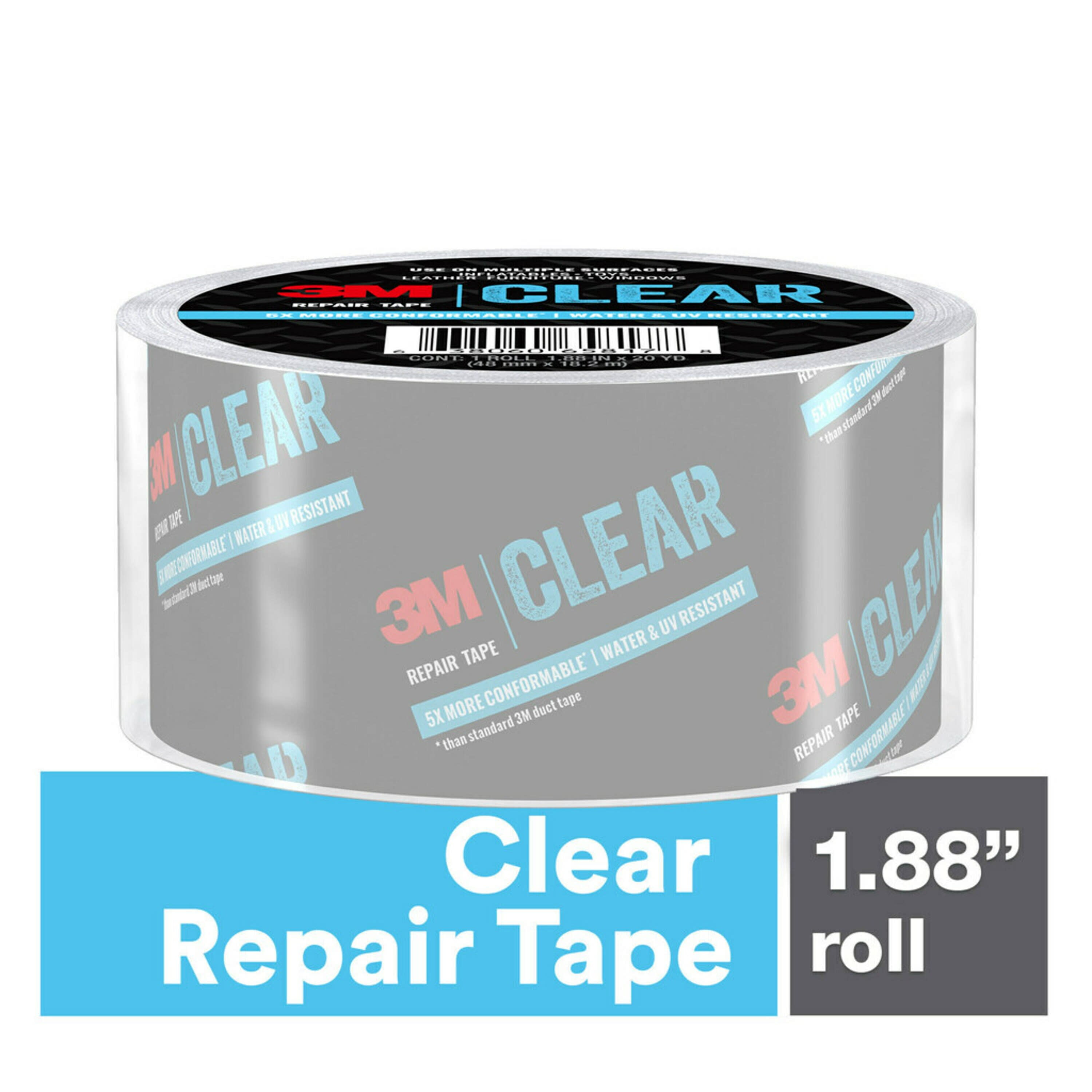 Uxcell 3pack Tarpaulin Repair Tape, 2x14.6ft Waterproof Rip Stop Patch and Tent  Repair Tape Blue 
