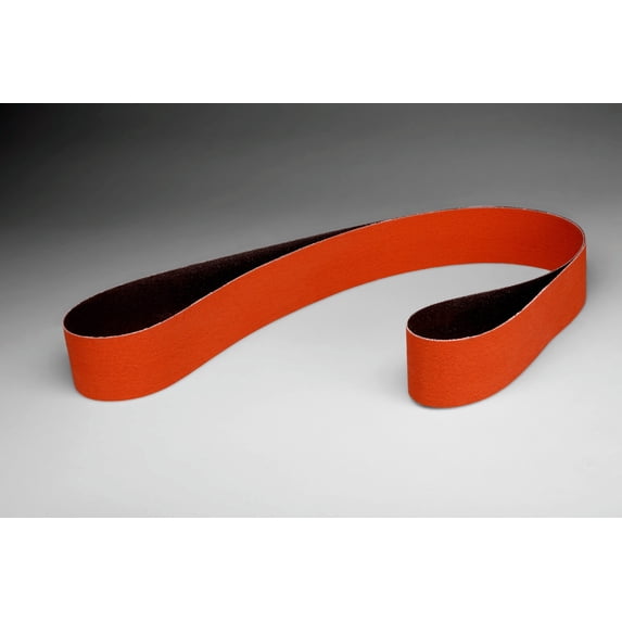 3M Cloth Belt 777F, 80 YF-weight, 2-1/2 in x 60 in, Film-lok, Single-flex, 25 per inner, 50 per case