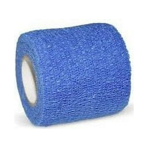 3M Coban 1582B, 2 Inch X 5 Yard , Self-Adherent Wrap, blue  - 36/Case