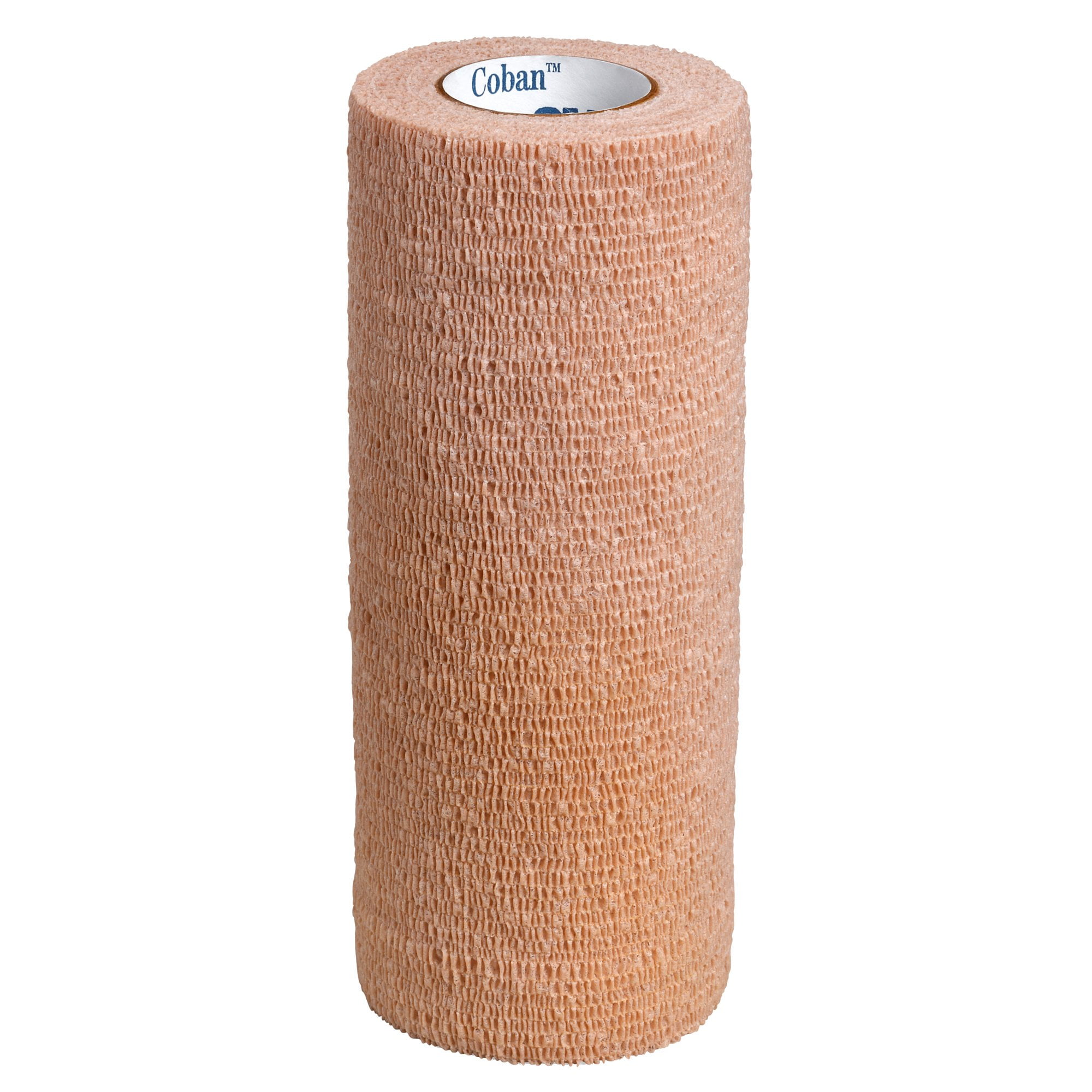 3M Coban Elastic Self-Adherent Cohesive Bandage Beige NonSterile 6" x 5 Yd 12 Ct
