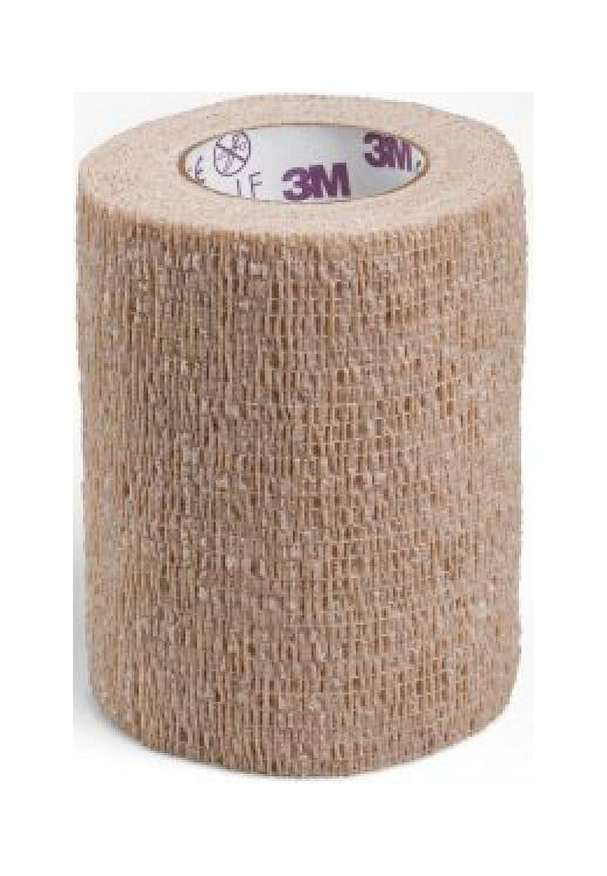 3M Coban LF Self-Adherent Bandage, 3 Inches x 5 Yards, Standard Compression, Tan, Sterile, 24 Count