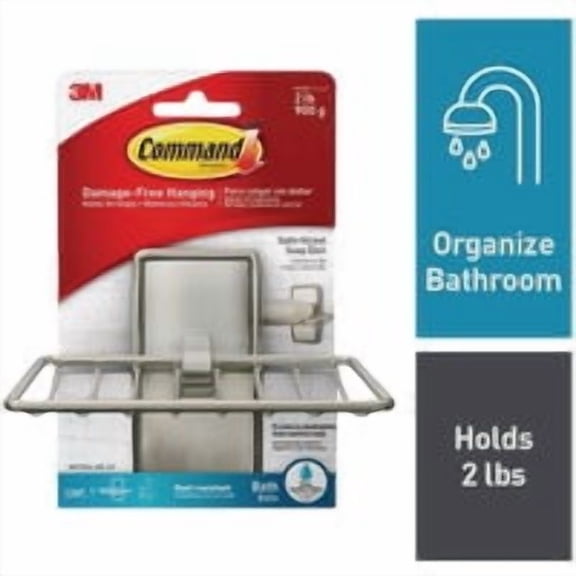 3M Command Adhesive Soap Dish, Case of 10