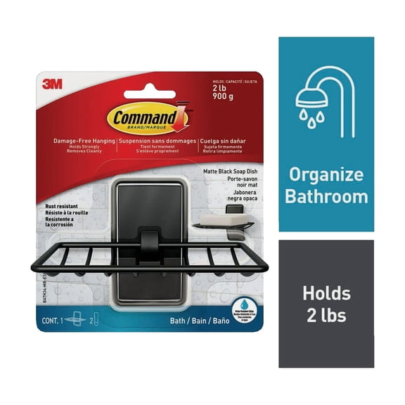 3M Command Adhesive Soap Dish - Pack of 3