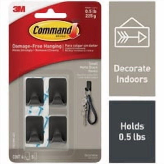 3M Command Decorative Adhesive Hook - Pack of 12