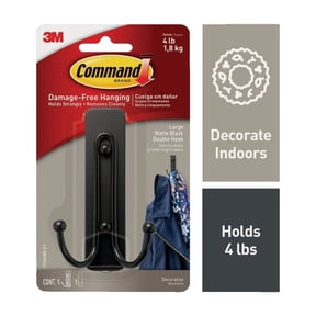 3M Command Decorative Double Adhesive Hook - Pack of 3