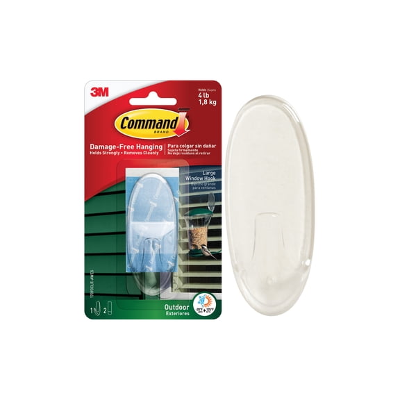 3M Command Outdoor Window Hook - Pack of 5