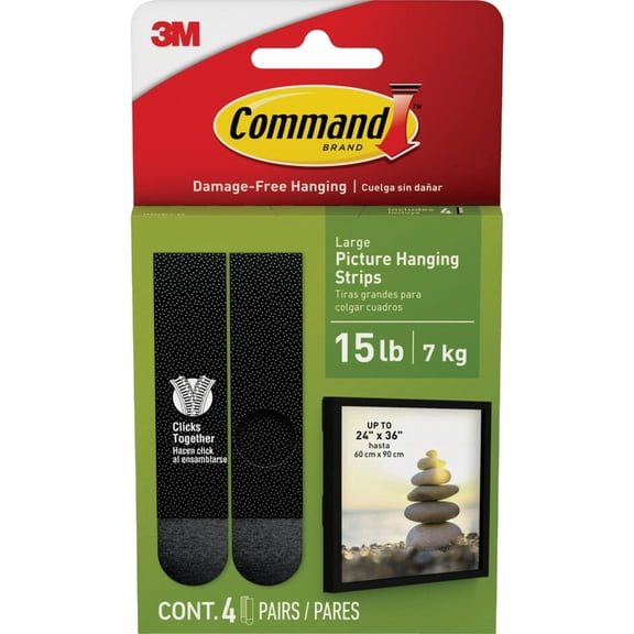 3M Command Picture Hanger Strips - Pack of 6