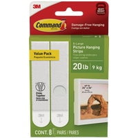 3M Command Picture Hanging Adhesive Strips, Case of 6