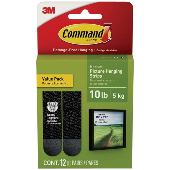 3M Command Picture Hanging Adhesive Strips - Pack of 6