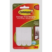 3M Command Picture Hanging Strips Fasteners 3 Sets Medium Holds 3 lbs 17201-ES