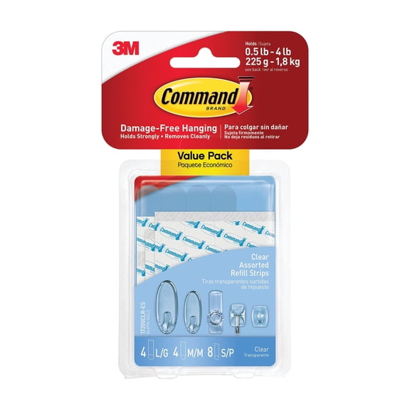 3M Command Replacement Adhesive Strip - Pack of 24
