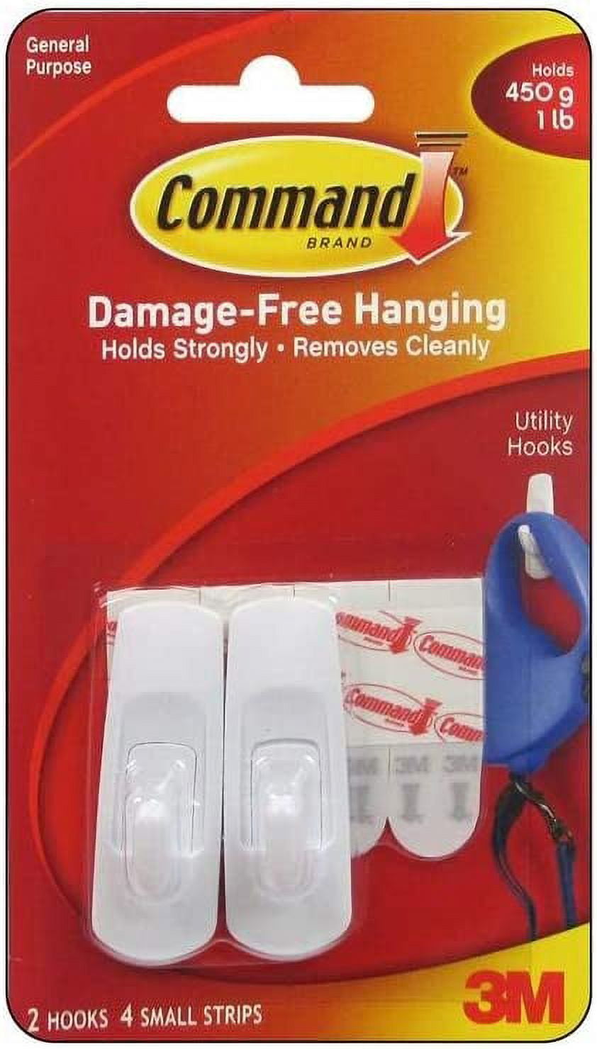 3M Command Strips 17002 Small Hooks with Command Adhesive