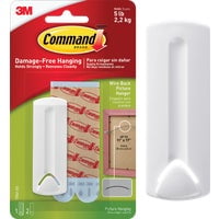 3M Command Wire Back Adhesive Picture Hanger - Pack of 10