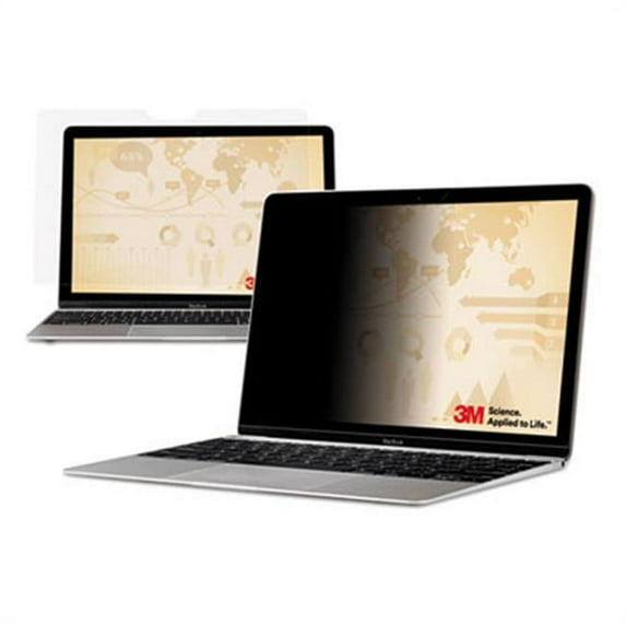 3M-Commercial Tape Div PF170C4B 17 in. Blackout Frameless Privacy Filter for LCD Monitor