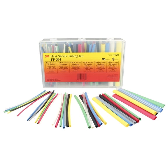 3M HEAT SHRINK TUBING KIT FP301 133PCS