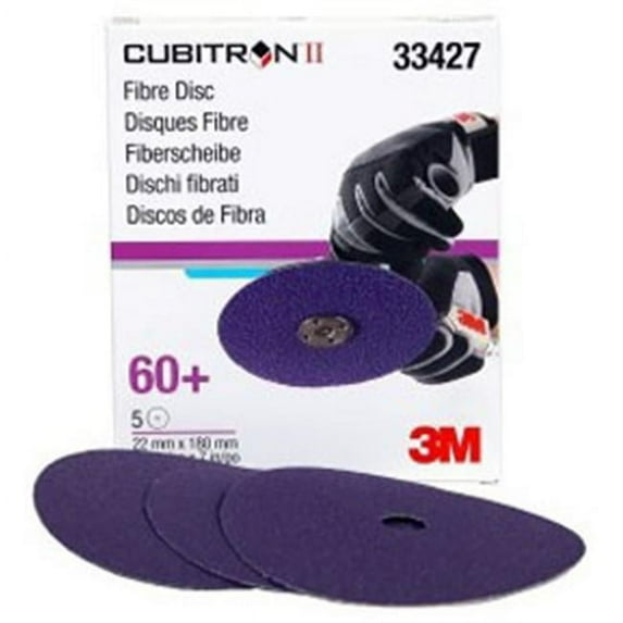 3M Company 3M-334277 in.X 0.875 in. 60 Plus Cubitron II Roloc Fibre Discs