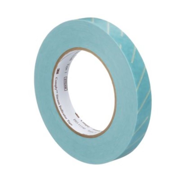 3M Comply Steam Indicator Tape 1 Inch X 60 Yard 1355-24MM, 20 Ct