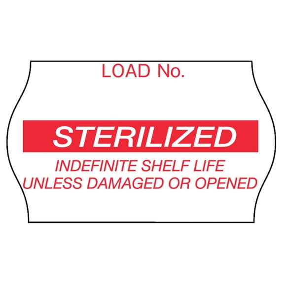 3M Comply Sterilization Load Label, 5/8 x 1-1/8 Inch (CS/12)