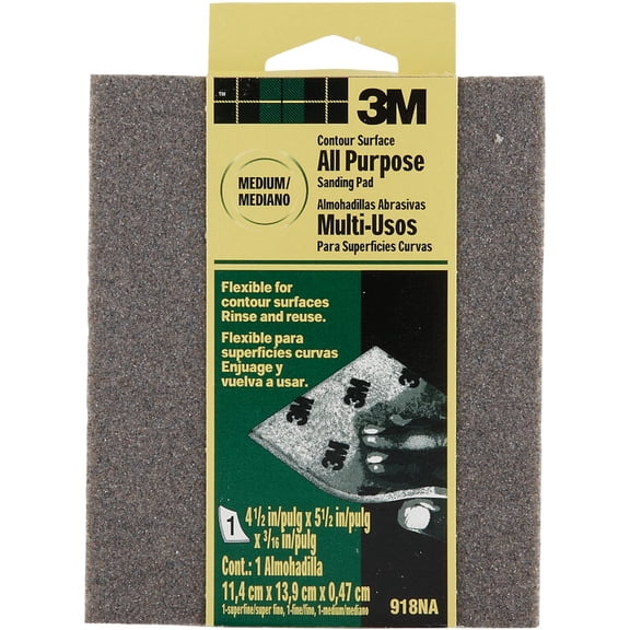 3M Contour Surface Sanding Sponge - Pack of 6