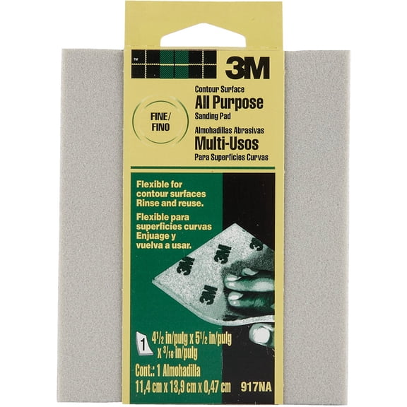 3M Contour Surface Sanding Sponge - Pack of 8