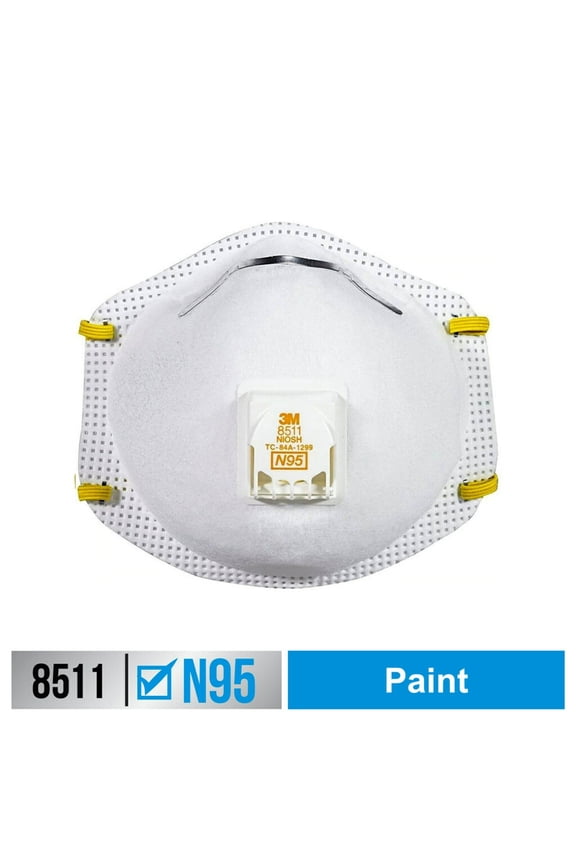 Cool Flow Valve Respirator 8511, N95, 1 per Pack