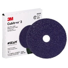 3M Cubitron 3 Fibre Disc 1182C, 36+, 4-1/2 in x 7/8 in, Die 450E, 10 ea/Case, Single Pack (Case of 10)