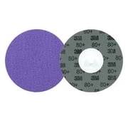 3M  Cubitron  3 Roloc  Disc 1184F, 80+ YF-weight, TR, Purple, 3 in, Die R300V, 50/Carton, 200 ea/Case Case of 200 SKU 7100331746