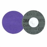 3M  Cubitron  3 Roloc  Fibre Disc 1187C, 60+, TR, Purple, 3 in, Die R300V, 50/Carton, 200 ea/Case Case of 200 SKU 7100332087
