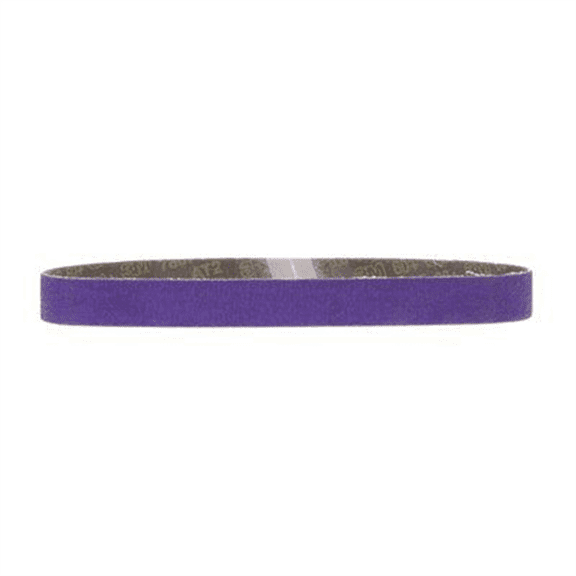 3M Cubitron II 33449 786F Series File Belt, 3/4 in W x 20-1/2 in L, 36+ Grit, Purple