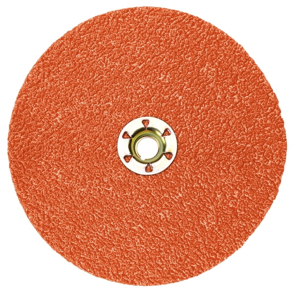 3M Cubitron II Fibre Disc 987C, TN Quick Change, 7 in, 60+, 25 per inner, 100, per case