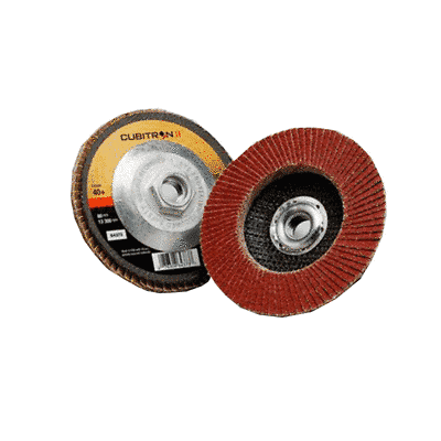 3M Cubitron II Flap Disc 969F, T27 Quick Change, 4-1/2 in x 5/8-11, 40+ YF-wei