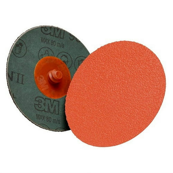3M Cubitron II Roloc Fibre Disc 987C, 80+, TR, 2 in x NH, Die R200P