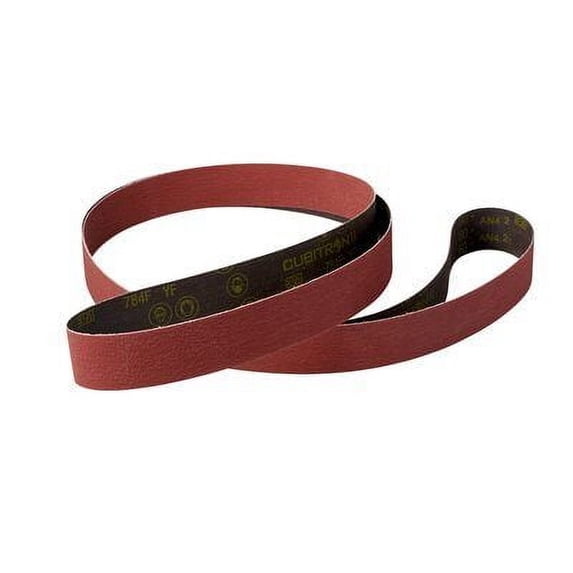 3M Cubitron ll Cloth Belt 784F, 60+ YF-weight, 2 in x 132 in, Film-lok, Single-flex, 25 per inner, 50 per case