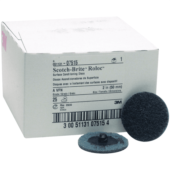 3M DISC ROLOC 2 VF 25/BX BLUE
