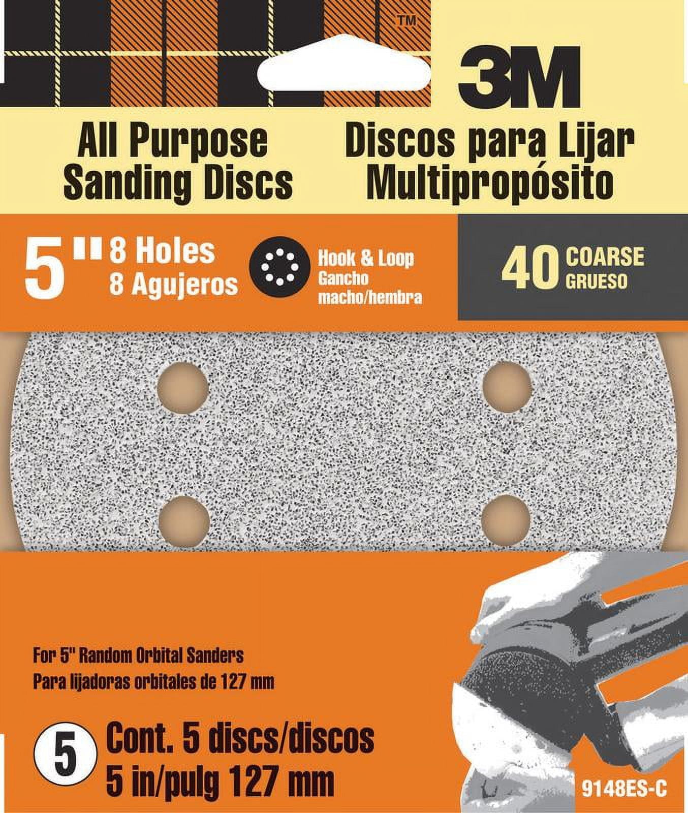 3M Discs, 5 inch, Coarse, 40 grit - Walmart.com