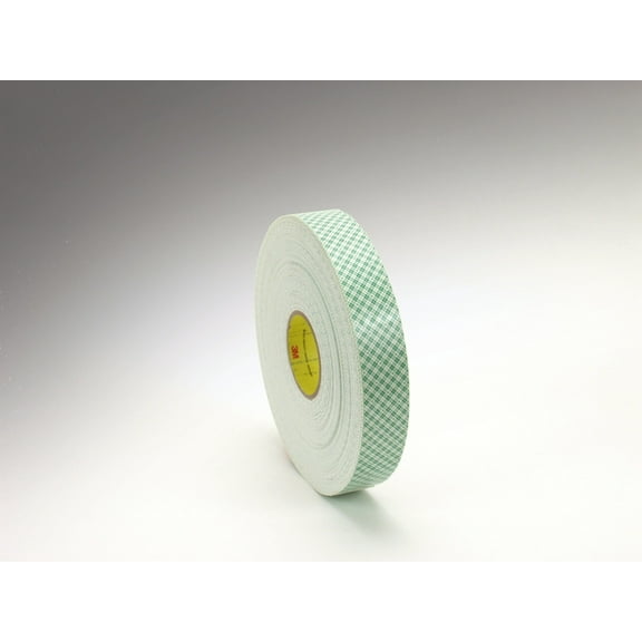 3M Double Coated Urethane Foam Tape 4016, Off White, 3/4 in x 36 yd, 62 mil, 12 rolls per case