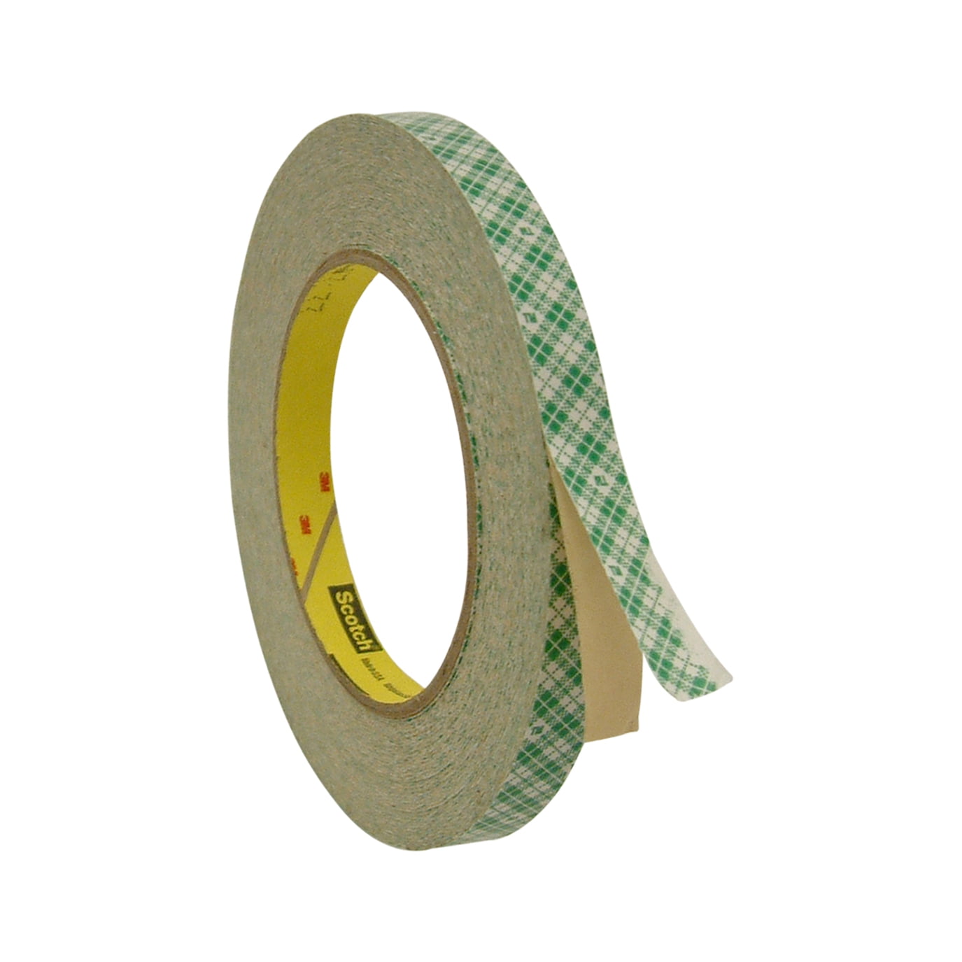 3M™ Double Sided Masking Tape, 6.0 Mil, 1/2" x 36 yds, OffWhite, 72/CA