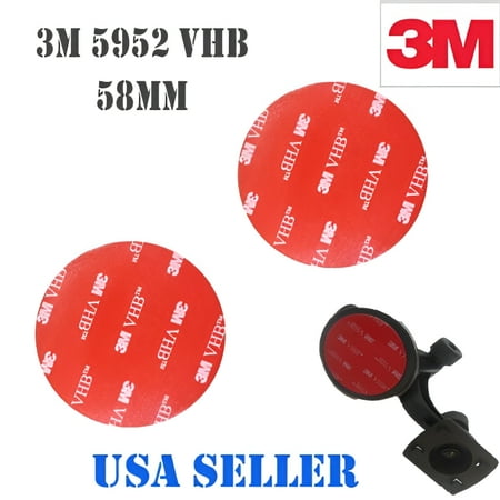 3M Double Sided Strong Industrial Grade Adhesive Tape, Foam, Dark Grey, 2 x 58 mm